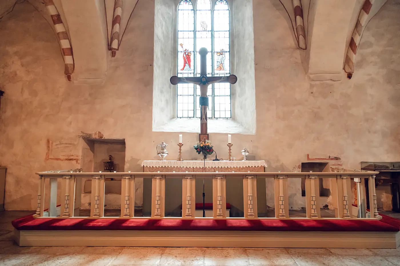 Protestant: the inside of a sanctuary